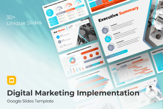 Digital Marketing Implementation Google Slides Template